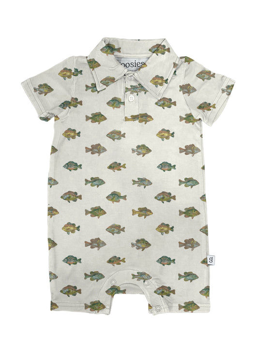 Lake Fish - SS Polo Romper