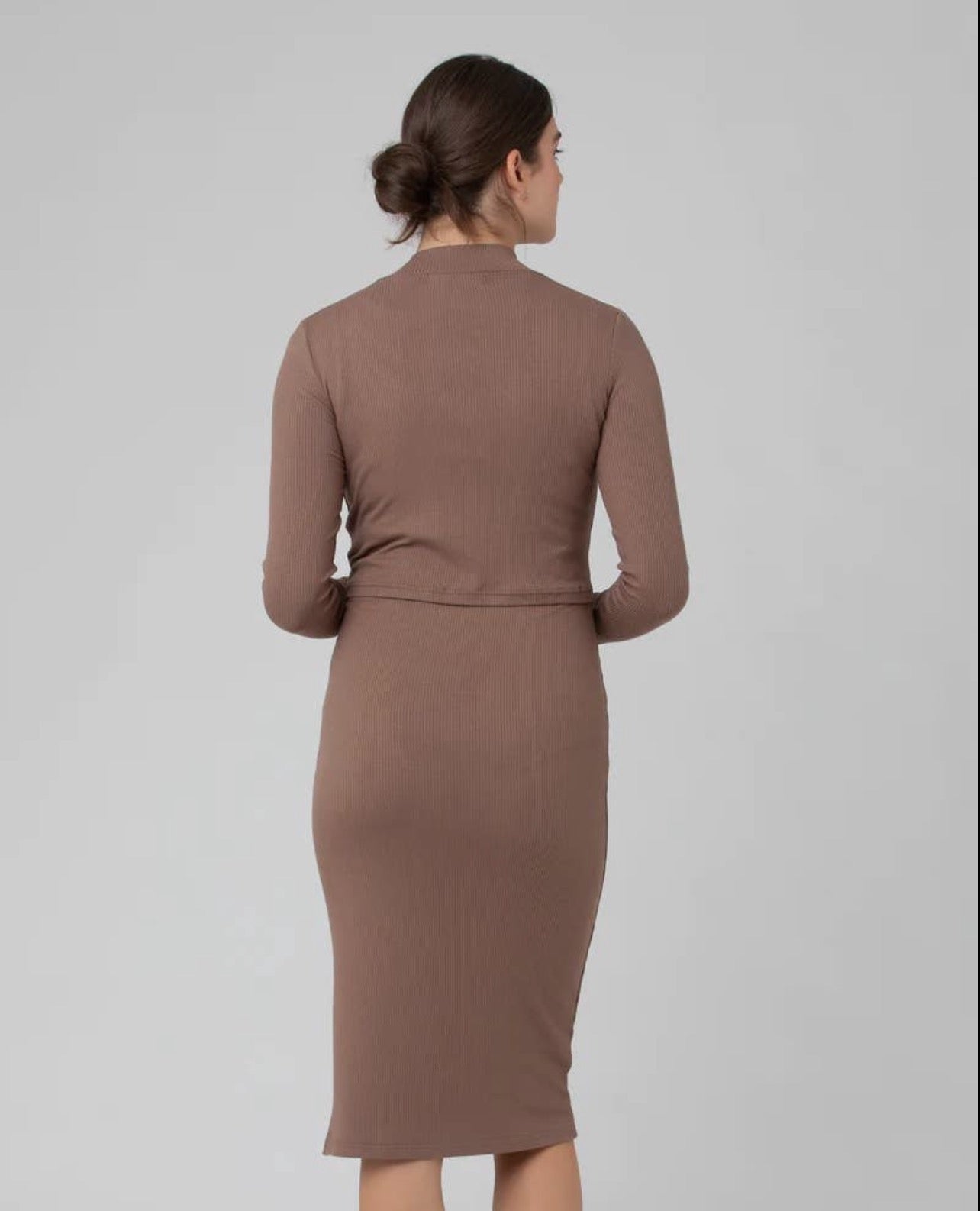 Ruby Rib Nursing Dress