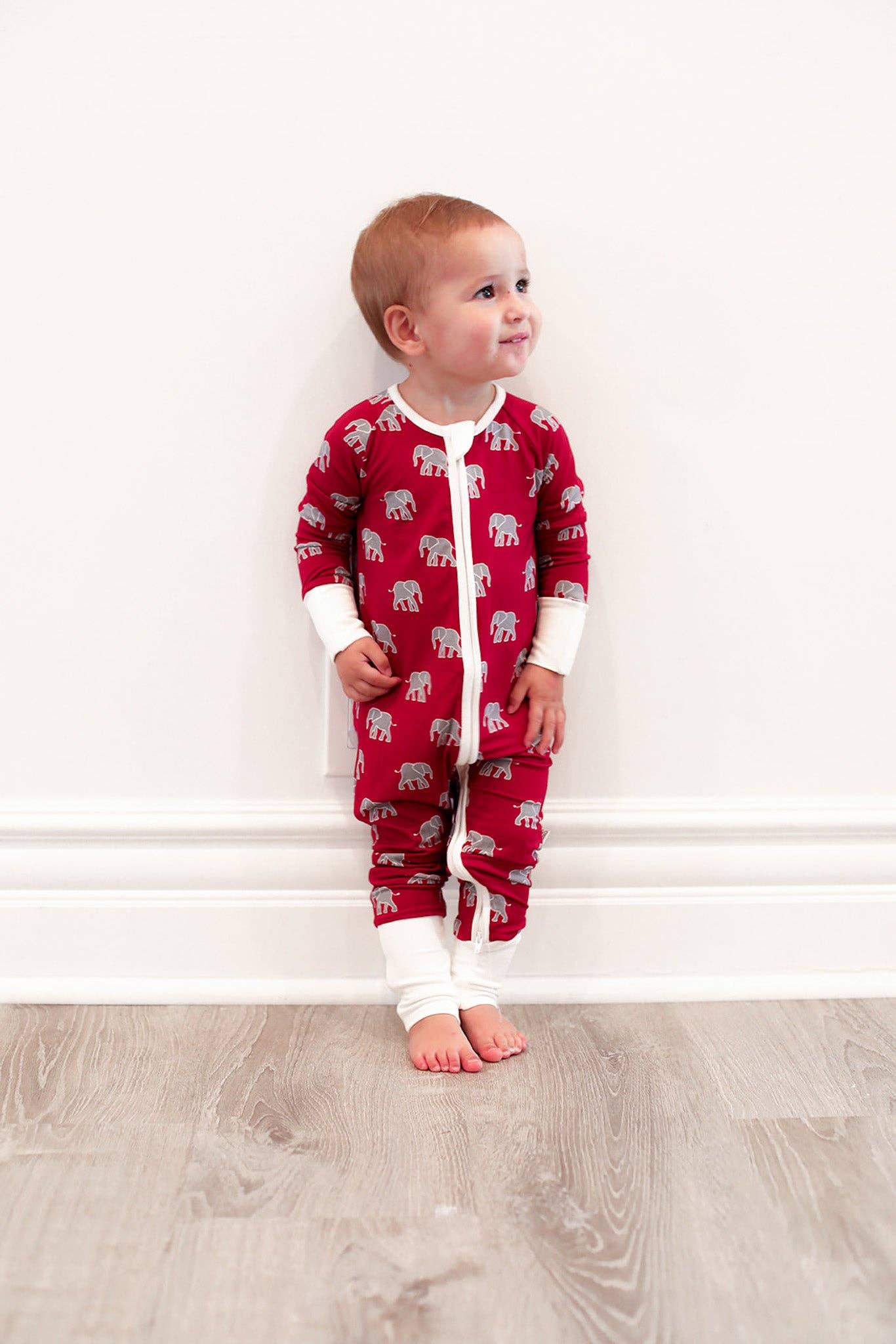Elephant Double Zipper Bamboo Sleeper