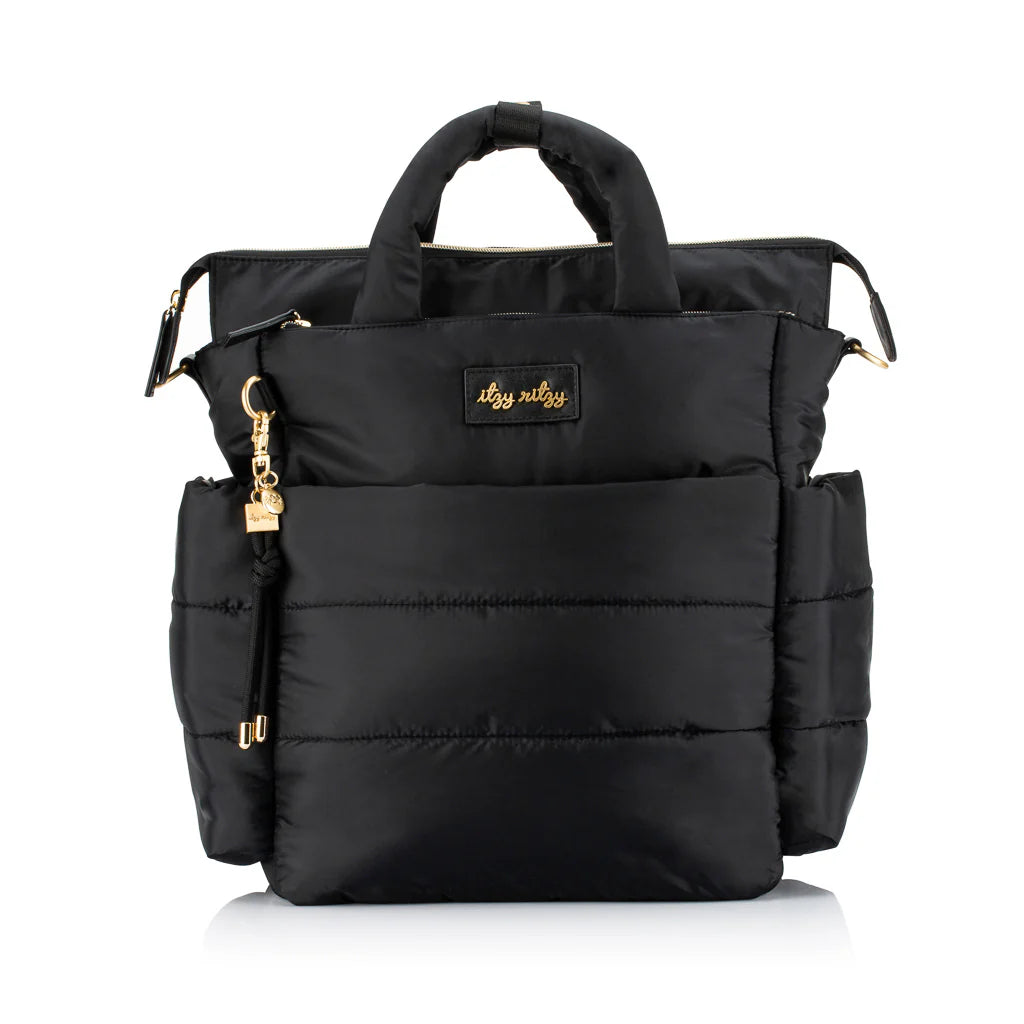 Dream Convertible Itzy Ritzy Diaperbag-Black