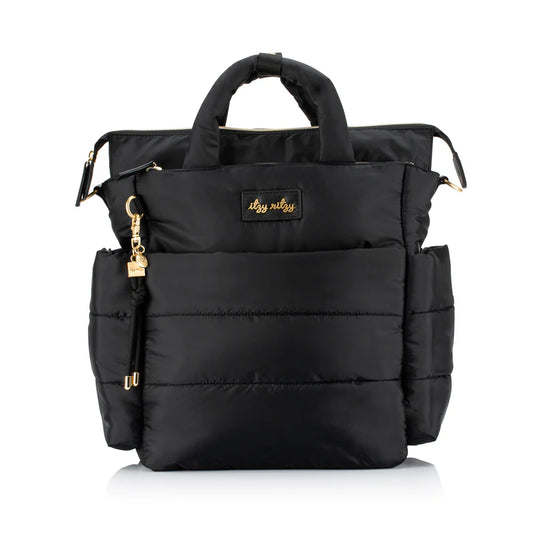 Dream Convertible Itzy Ritzy Diaperbag-Black