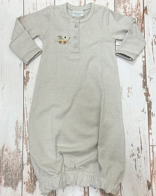 Bear & Elephant in Wagon Gown