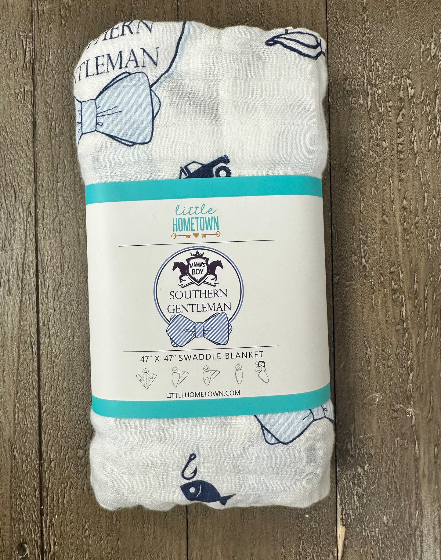 Southern Gentleman Swaddle