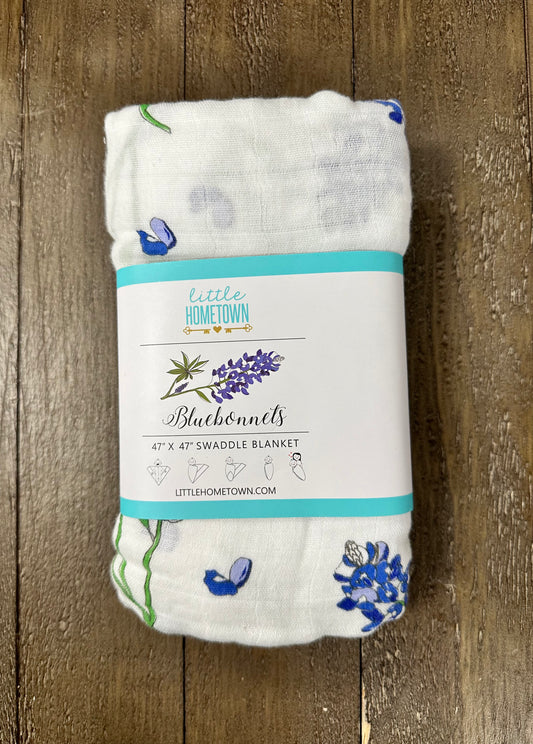 Bluebonnets Swaddle