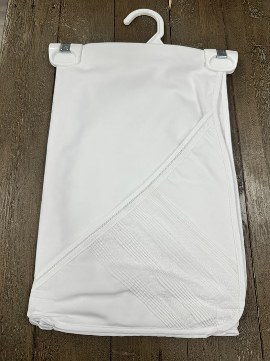 White Receiving Blanket