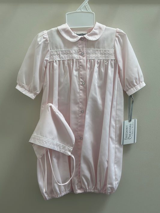 Pink Gown w/Bonnet