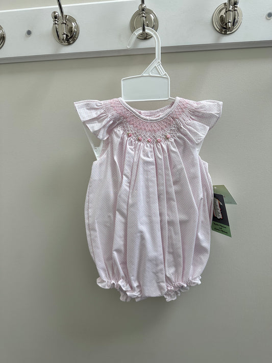 Pink Smocked Bubble