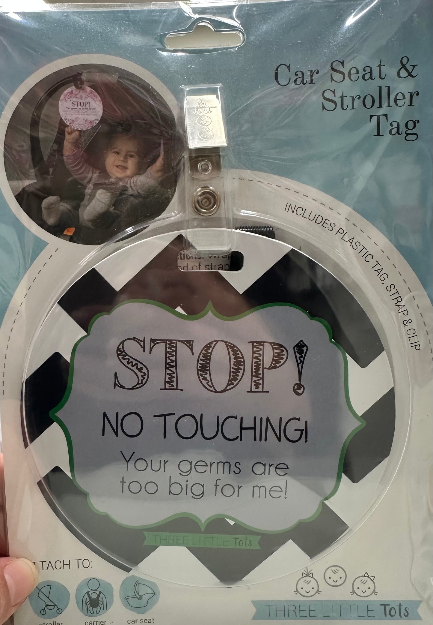 Car Sear & Stroller Tag