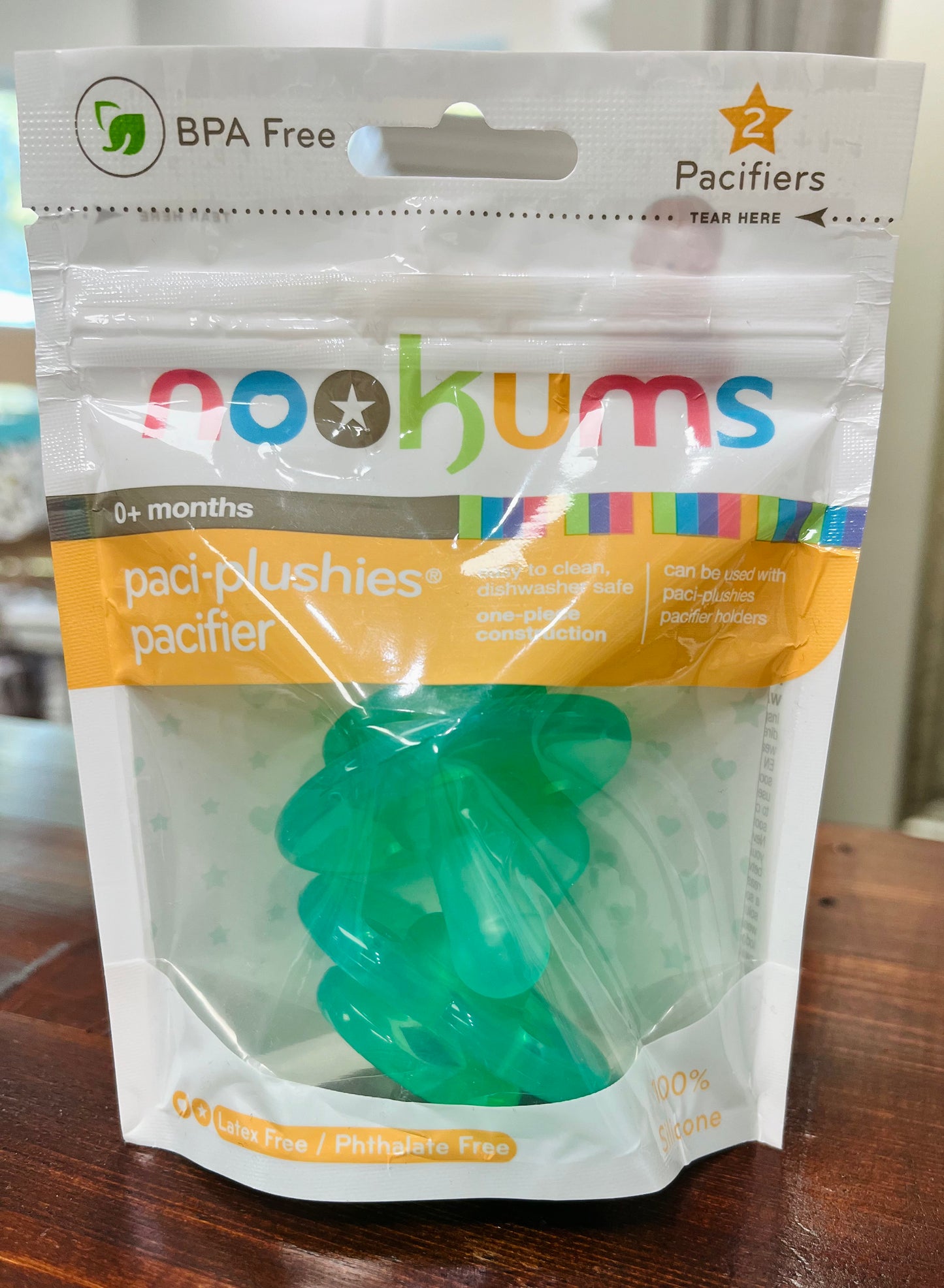 nookums Pacifier-Green