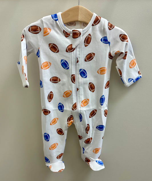 Football Game Zip Footie