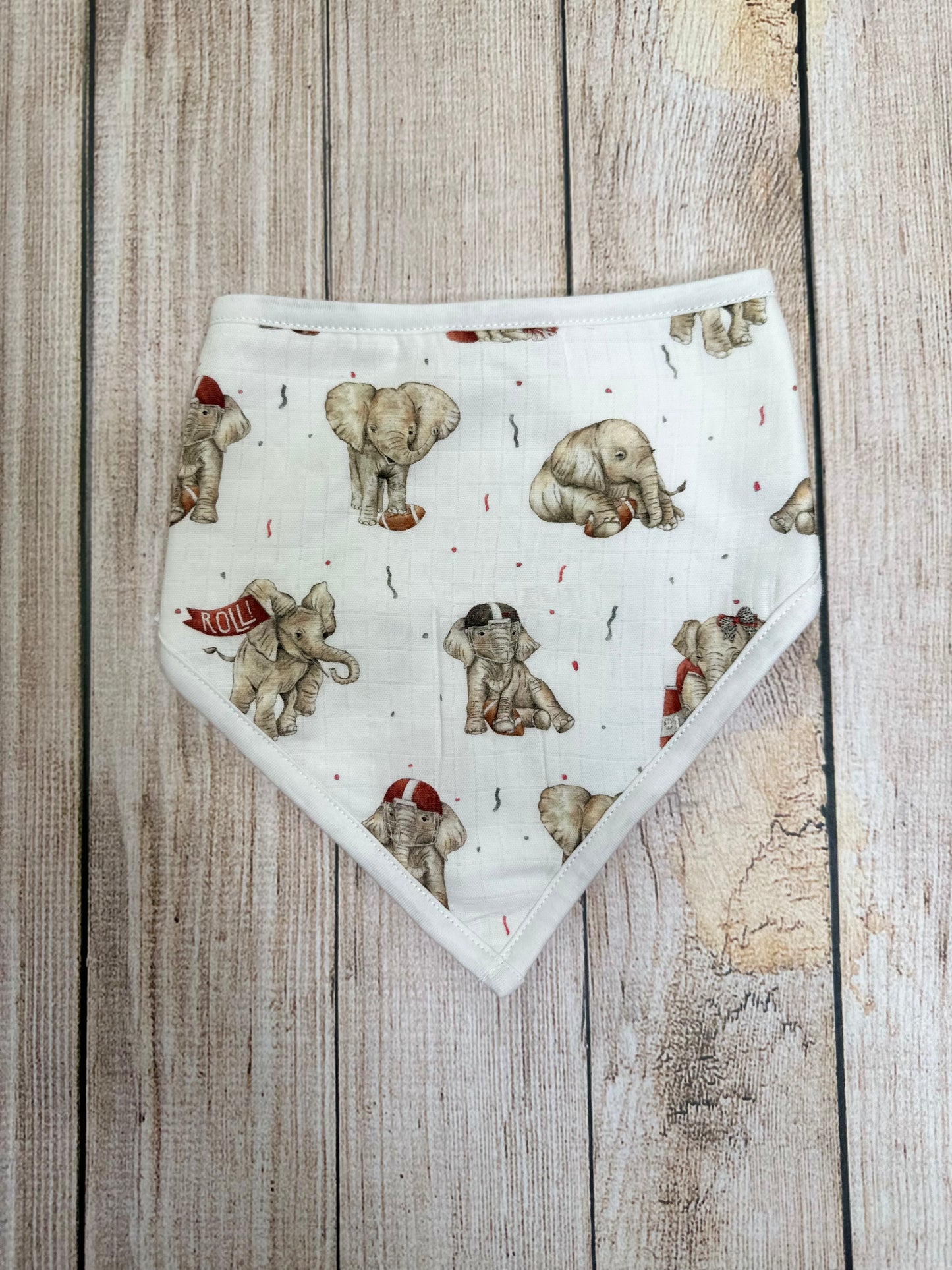 Alabama Elephants Bib