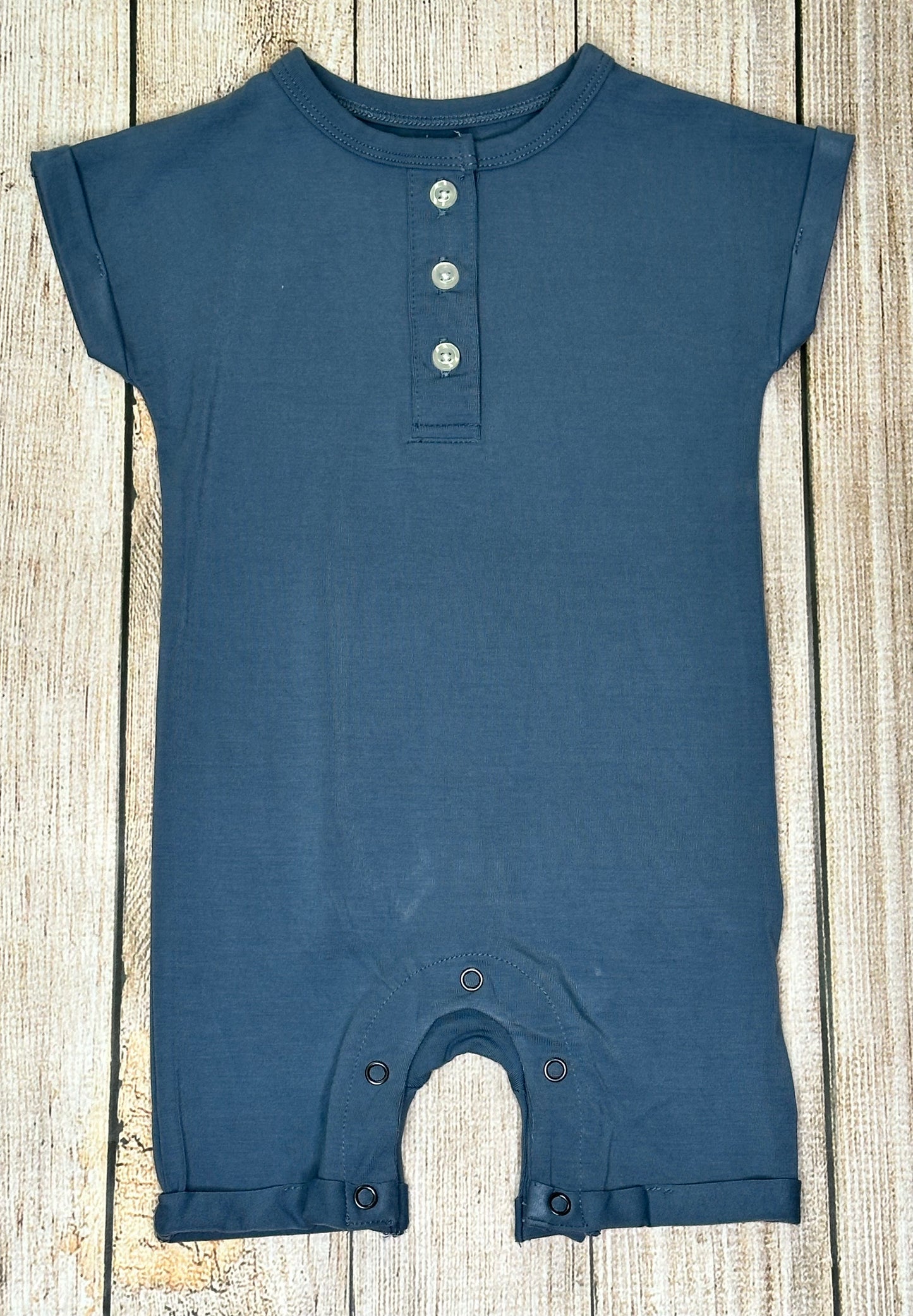 Dusty Blue Romper