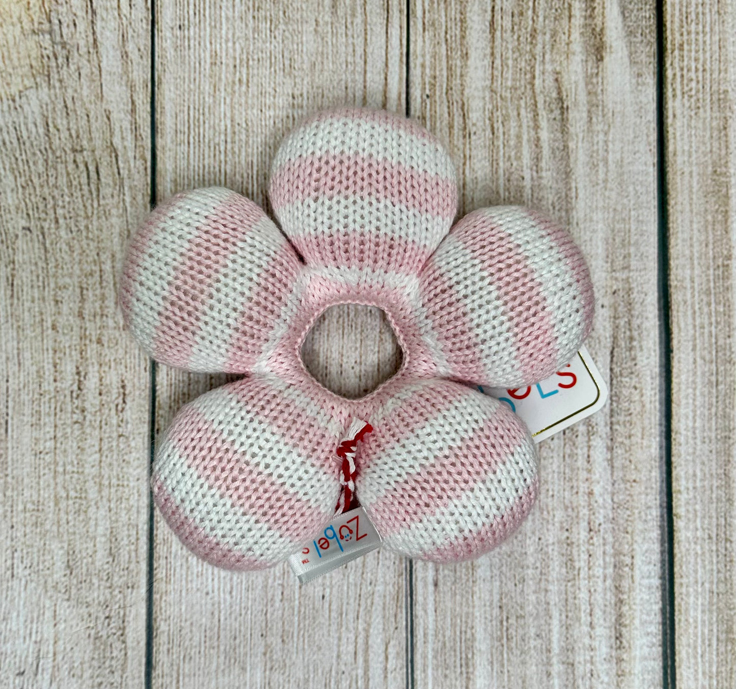 Pink Flower Rattle