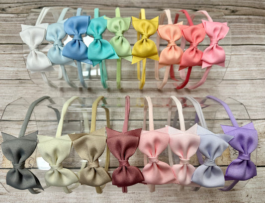Flat 2.5" Bow Headband