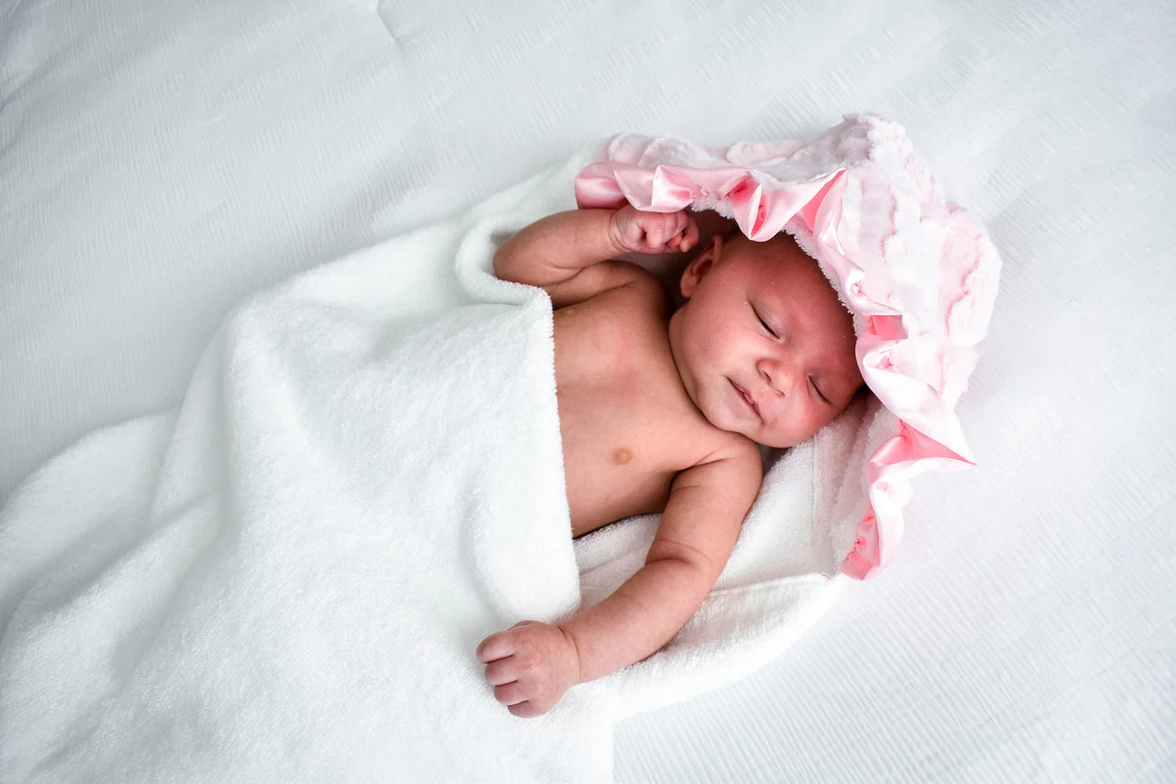 Plush Hooded Towel-Girly Girl Pink