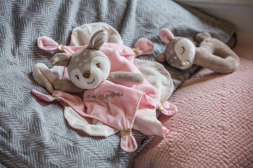 Itsy Glitzy Fawn Rattle
