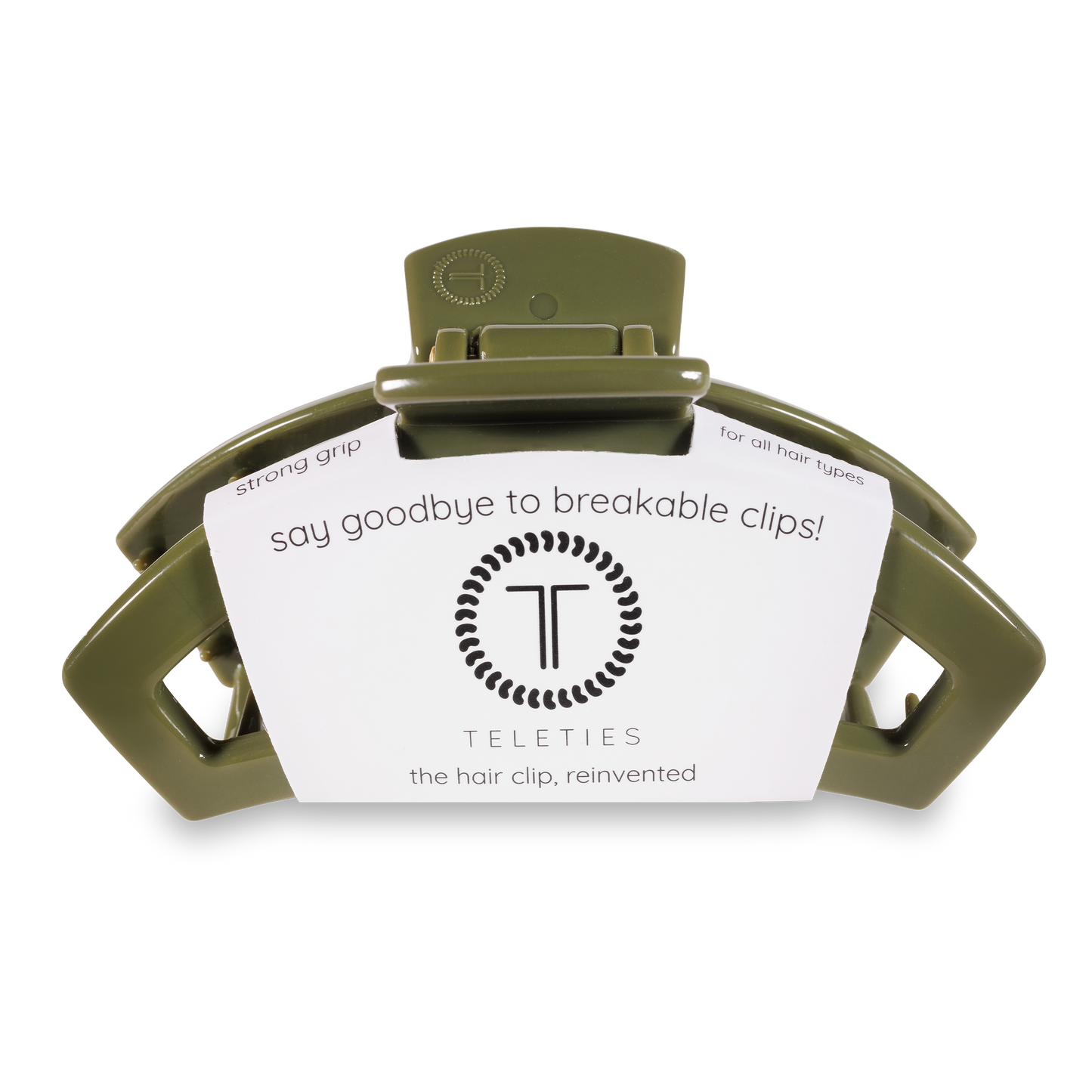 Open Olive Large Hair Clip