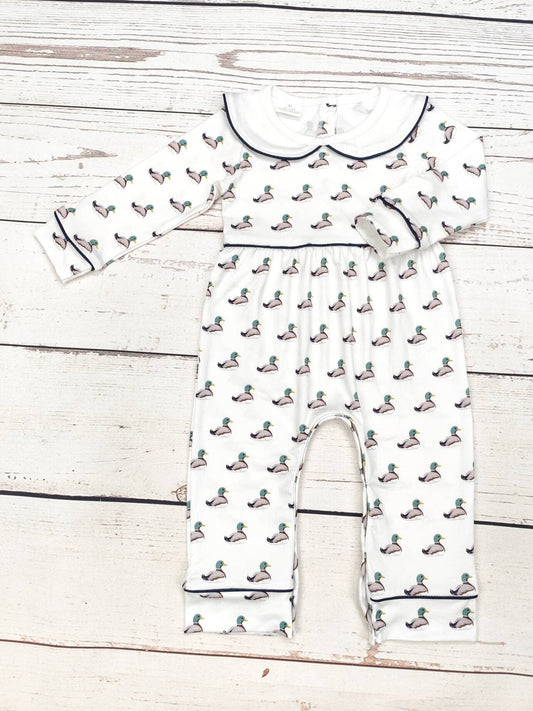 Duck Print Romper