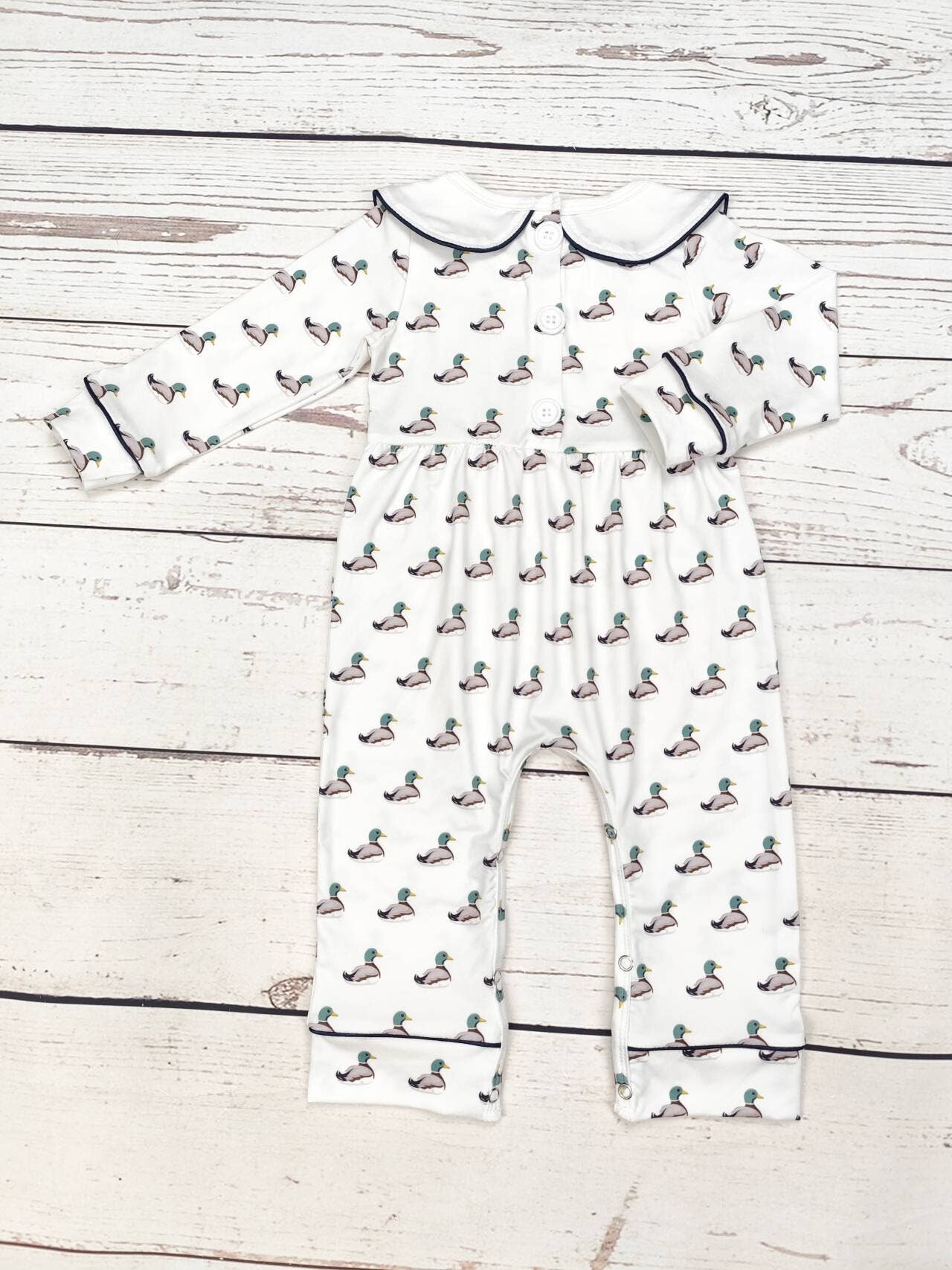 Duck Print Romper