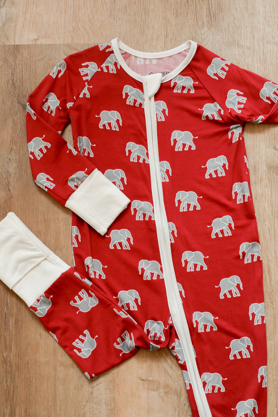 Elephant Double Zipper Bamboo Sleeper