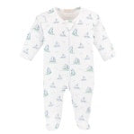 Blue Sail Zipped Footie
