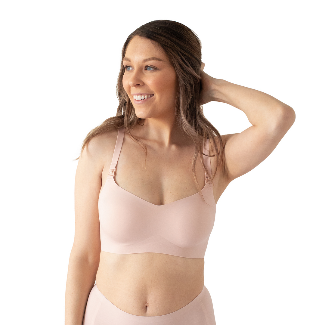 Ultra Comfort Smooth Classic Nursing Bra in Soft Pink