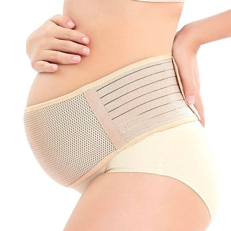 SpringBud Pregnancy Belly Band Maternity Support Belt-Beige