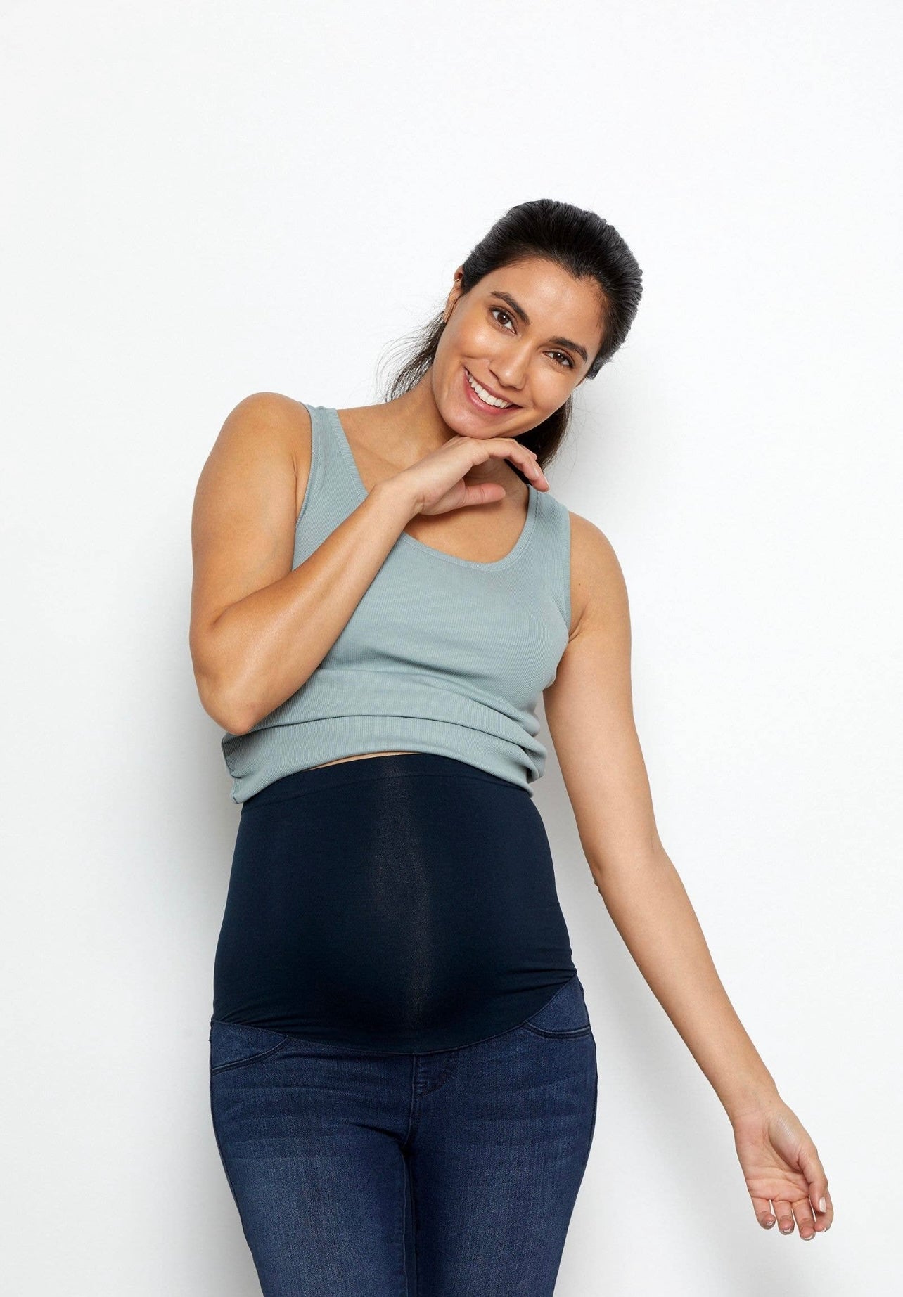 Maternity Flex Denim Ankle Skinny Jeans in Marco