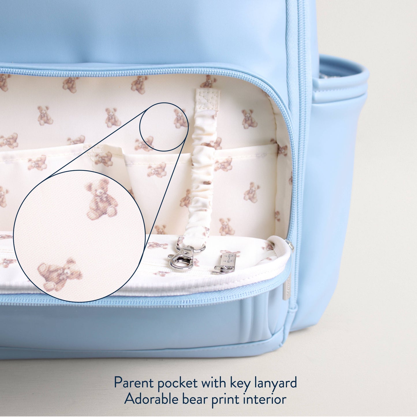 *NEW* Teddy Blue Boss Plus™ Backpack Diaper Bag