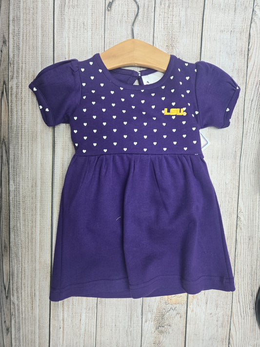 Short Sleeve Polka Dot Dress