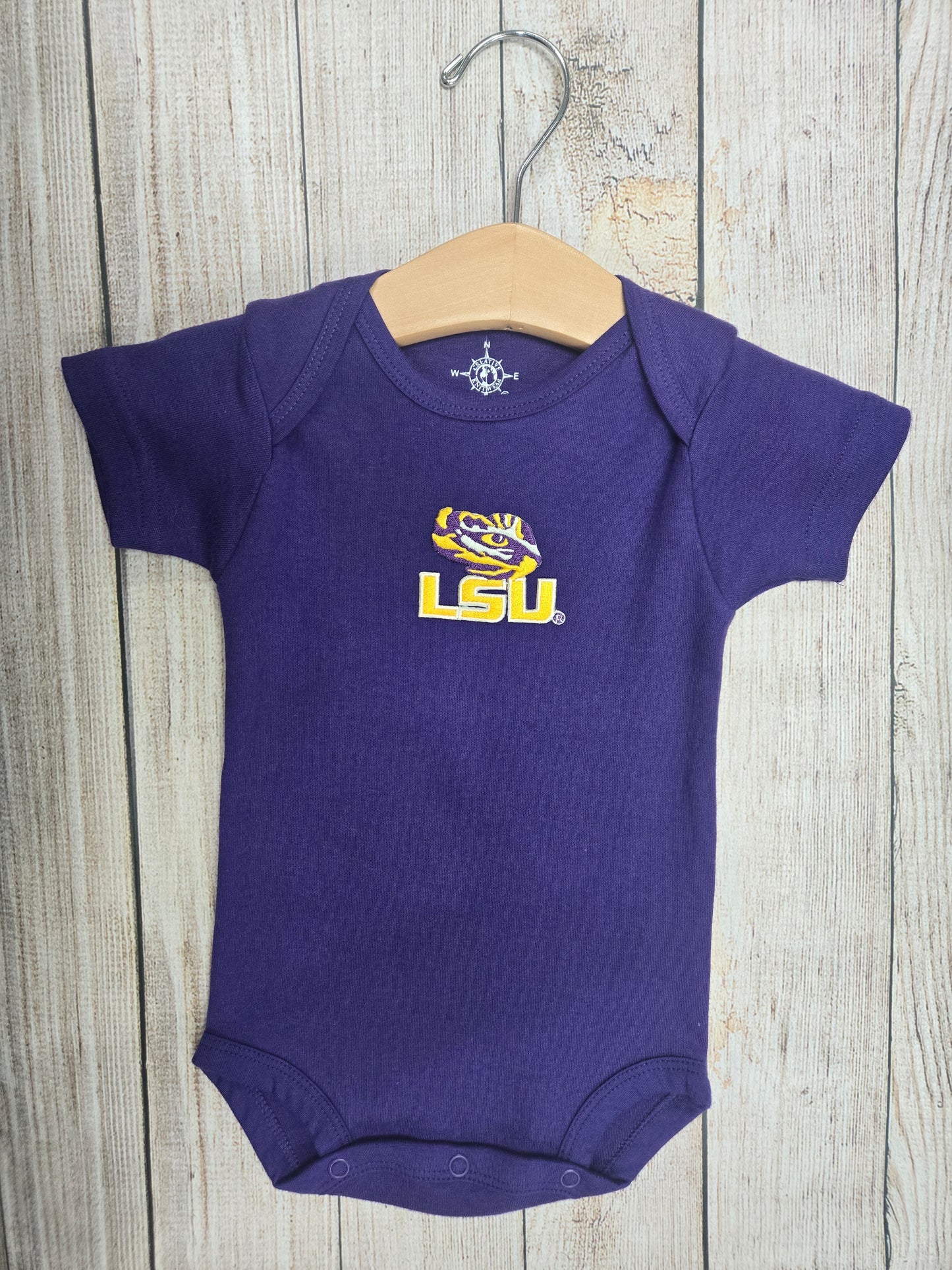 Short Sleeve LSU Onesie