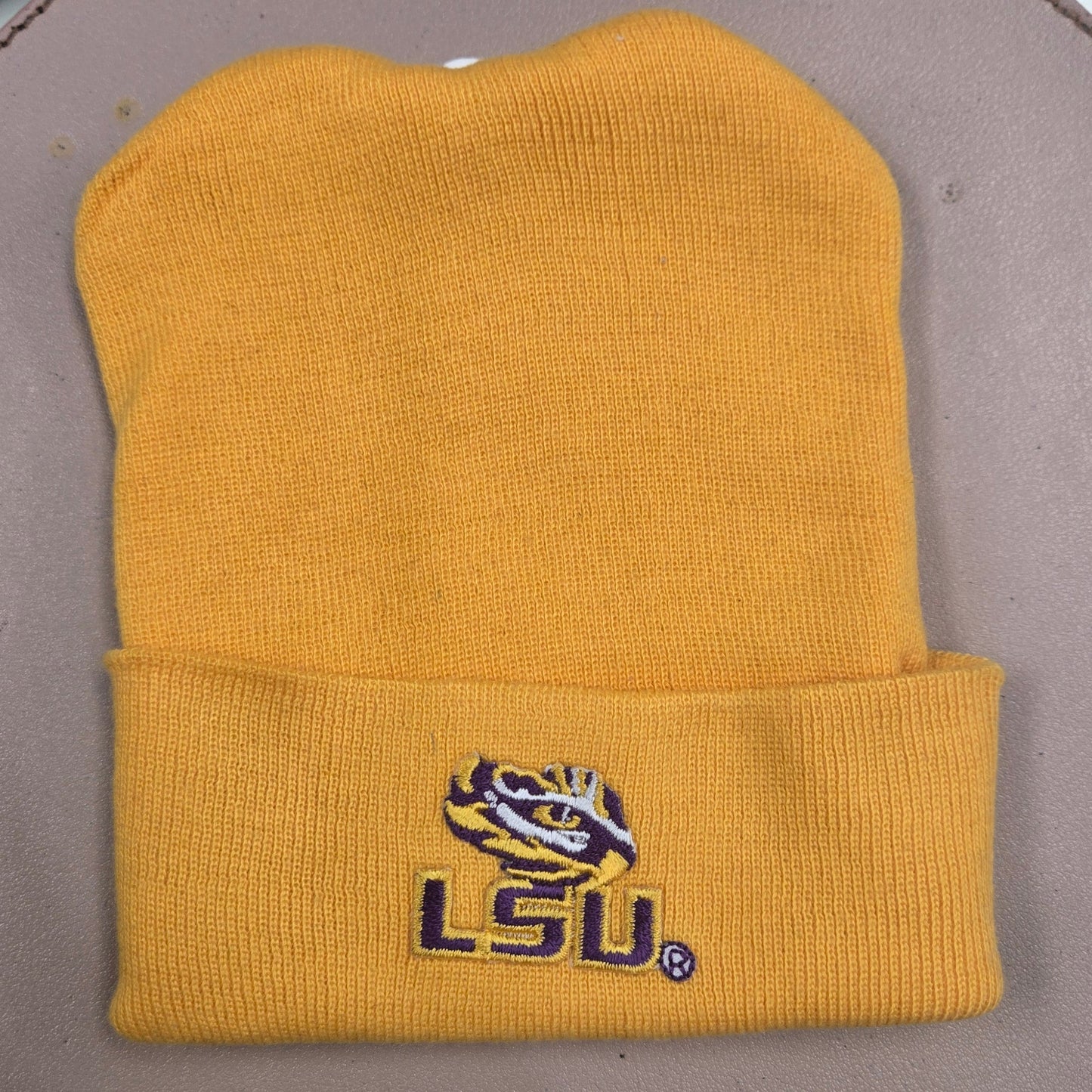 LSU Beanie Knit Cap