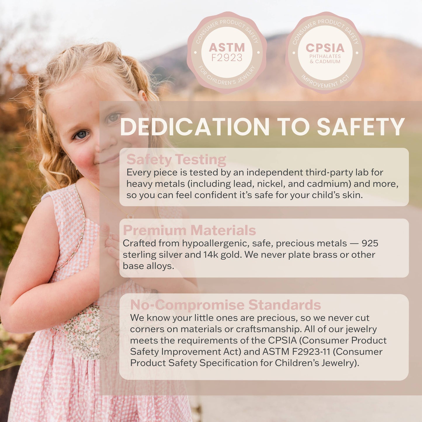14K Gold Plated Pearl Baby Bracelet with Locket for Kids