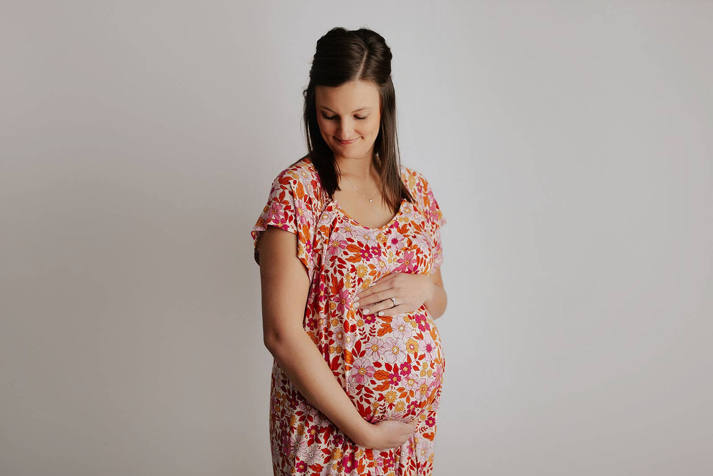 Wild Child Maternity Mommy Labor and Delivery/ Nursing Gown