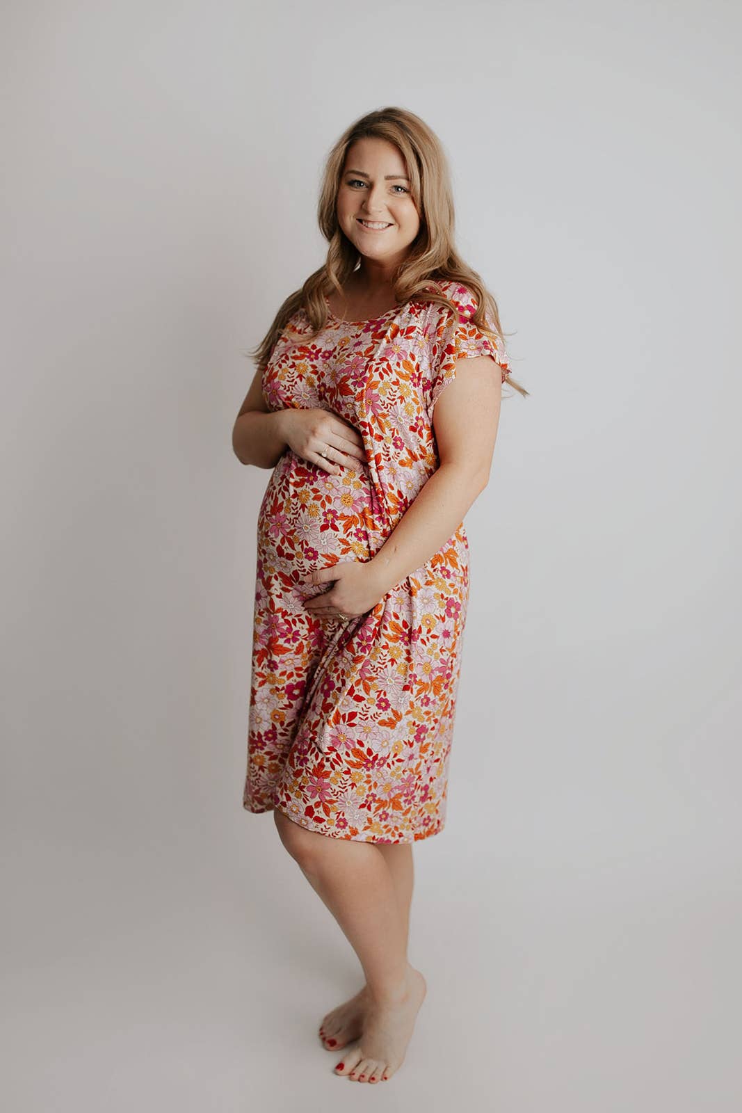 Wild Child Maternity Mommy Labor and Delivery/ Nursing Gown