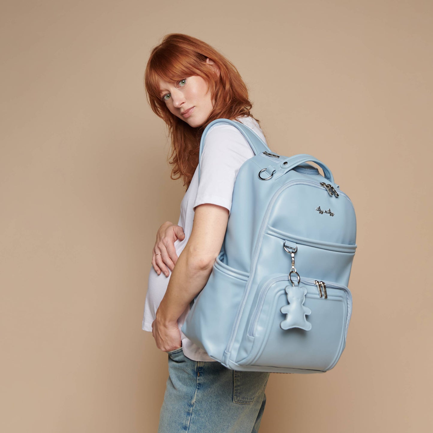 *NEW* Teddy Blue Boss Plus™ Backpack Diaper Bag