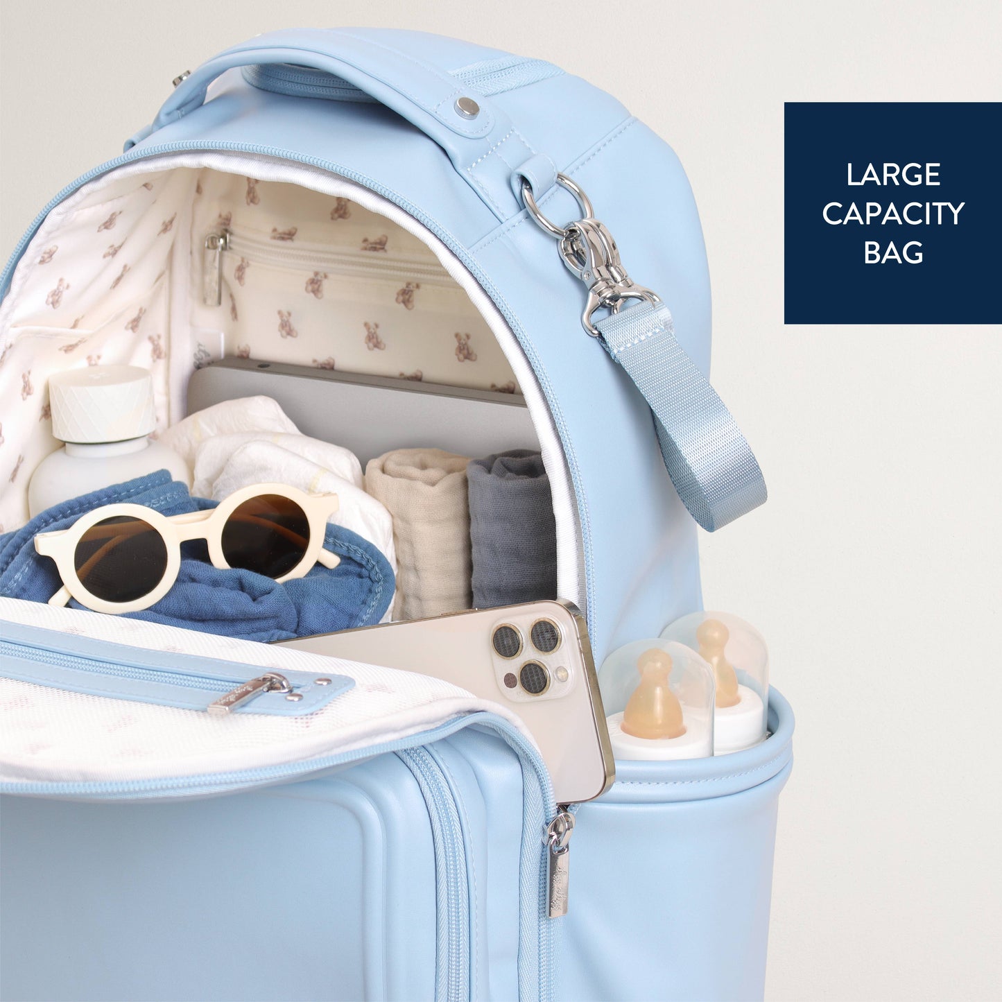 *NEW* Teddy Blue Boss Plus™ Backpack Diaper Bag