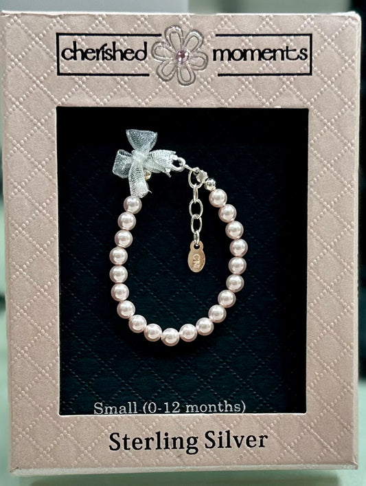 Jami Pink Pearl Baby Bracelet