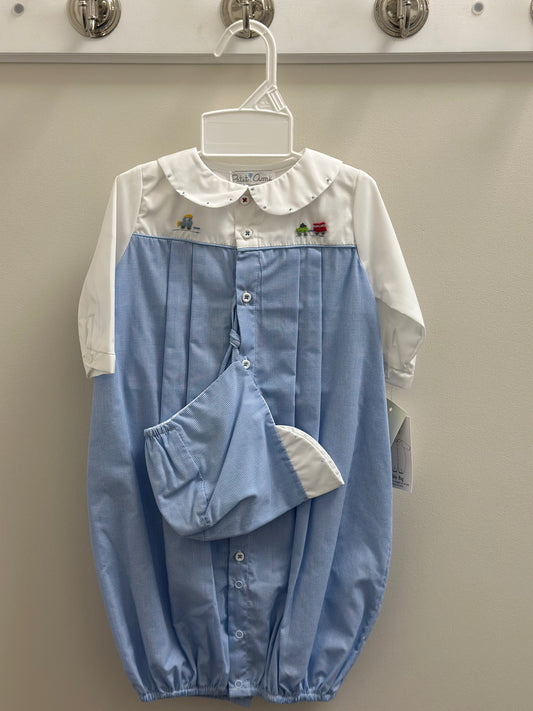 Train Gown w/Bonnet