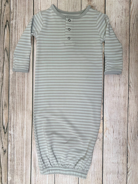 Grey Stripe Gown