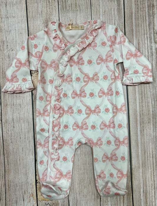 Bows and Roses Footed Sleeper