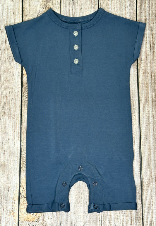 Dusty Blue Romper