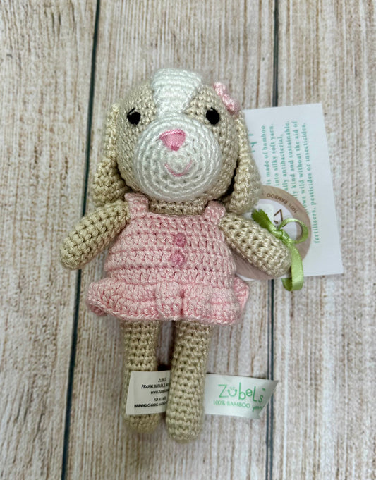 Pink Dog Rattle