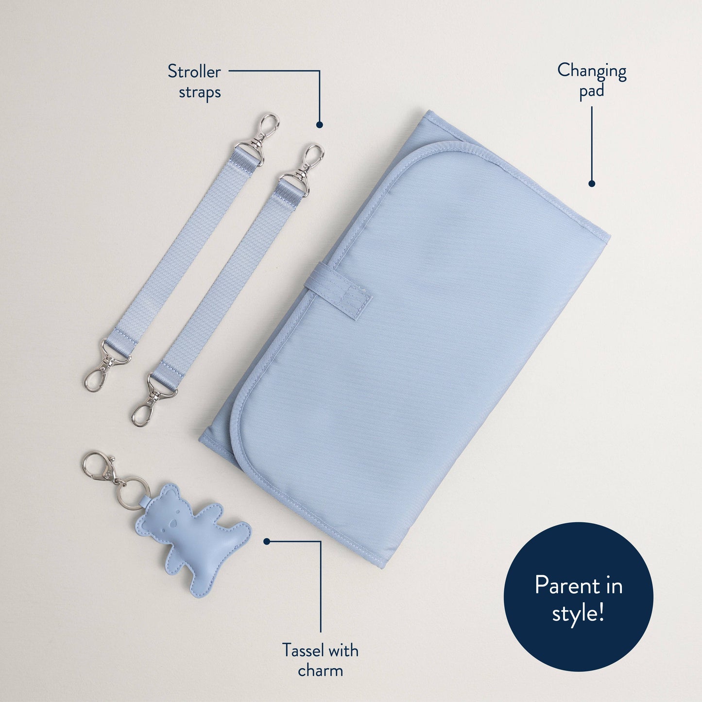 *NEW* Teddy Blue Boss Plus™ Backpack Diaper Bag