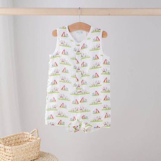 Mascot Mania in Alabama Organic Muslin Shortall