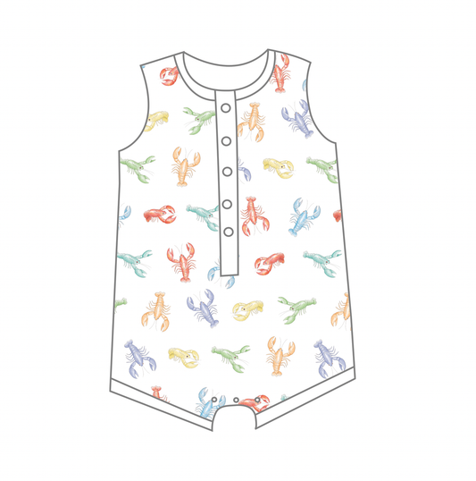 Colorful Claws Organic Muslin Shortall