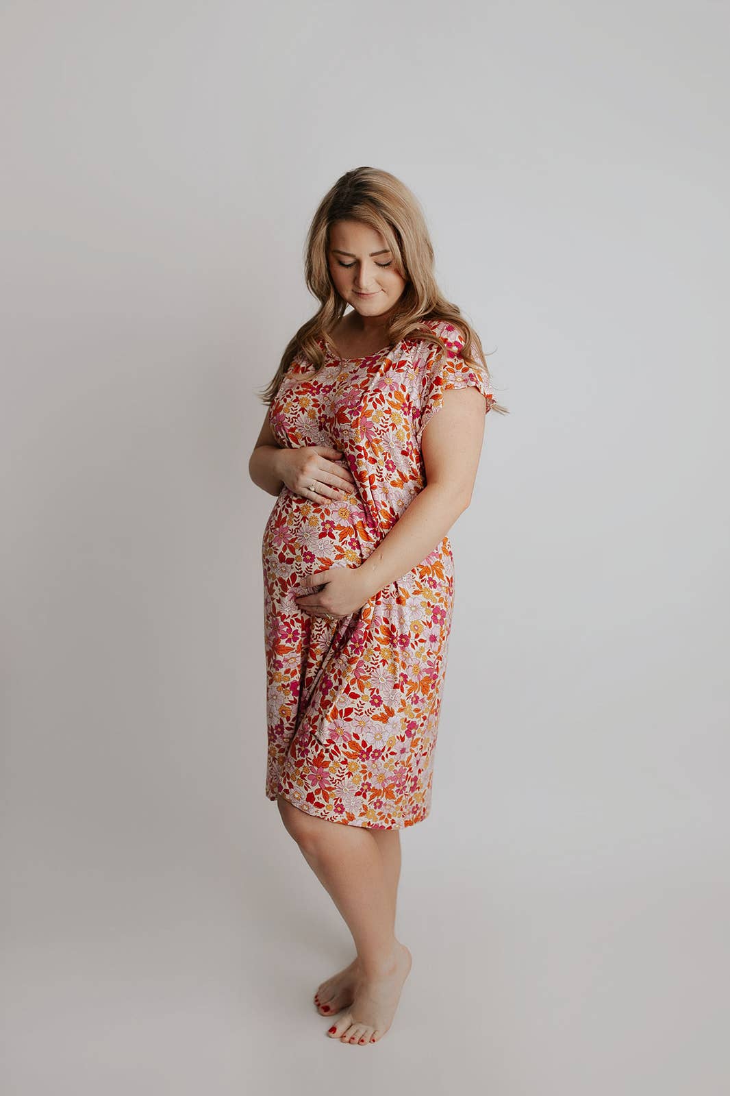 Wild Child Maternity Mommy Labor and Delivery/ Nursing Gown