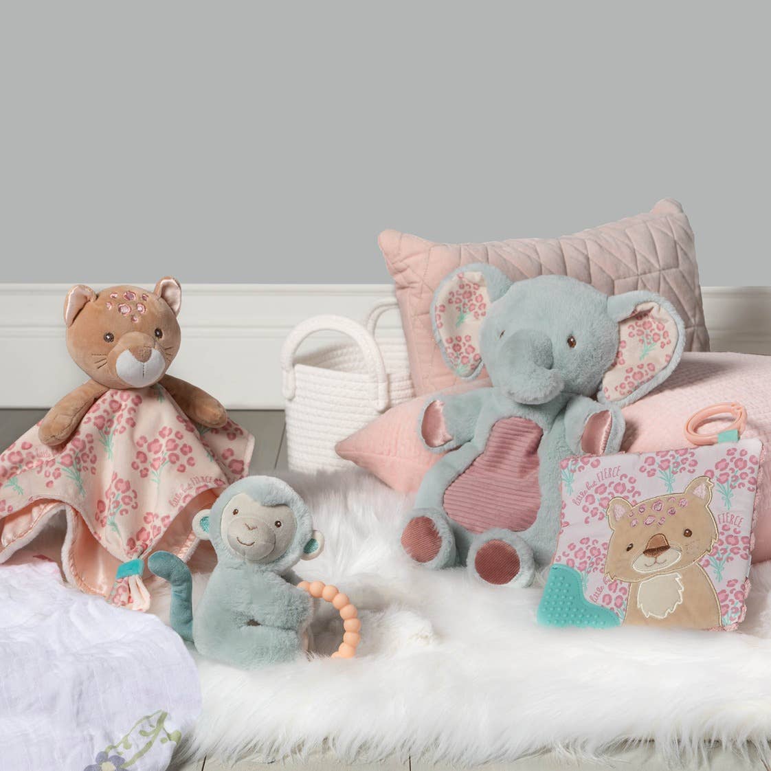 Little but Fierce Monkey Teether Rattle