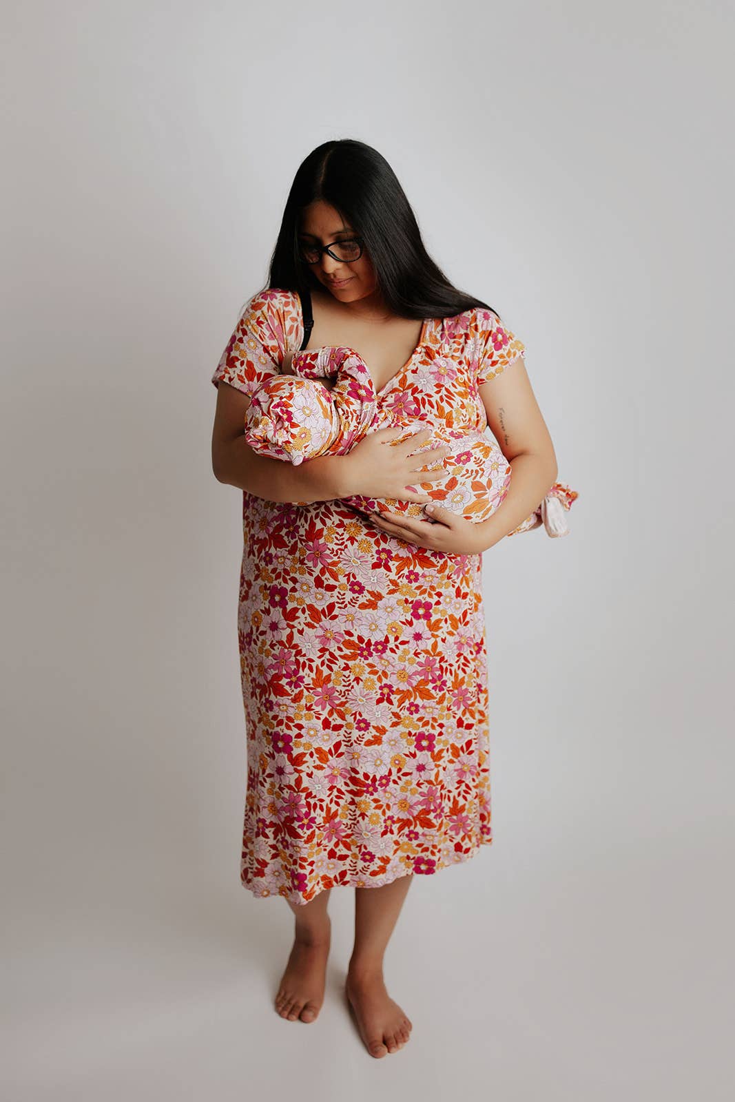 Wild Child Maternity Mommy Labor and Delivery/ Nursing Gown