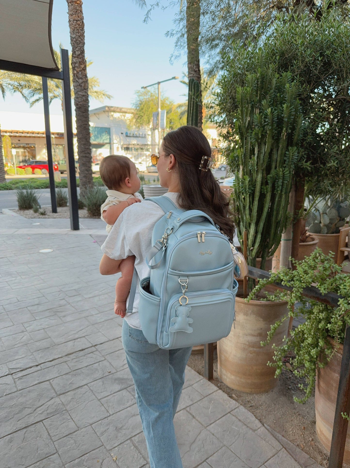 *NEW* Teddy Blue Boss Plus™ Backpack Diaper Bag